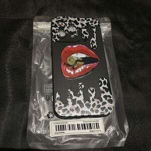 Red Lips w/bullet phone case